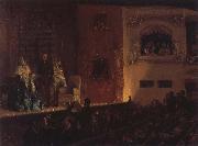 Adolph von Menzel, The Theatre du Gymnase